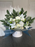 Stunning Artificial Flower hat box